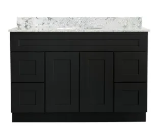 SSSBV4821D      48" SHAKER BLACK (BASE ONLY)