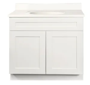 SSSW3621    36" Vanity Shaker White