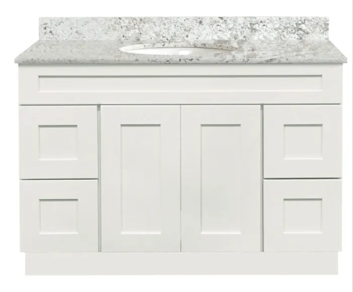 SSSWV4821D     48" SHAKER WHITE (BASE ONLY)