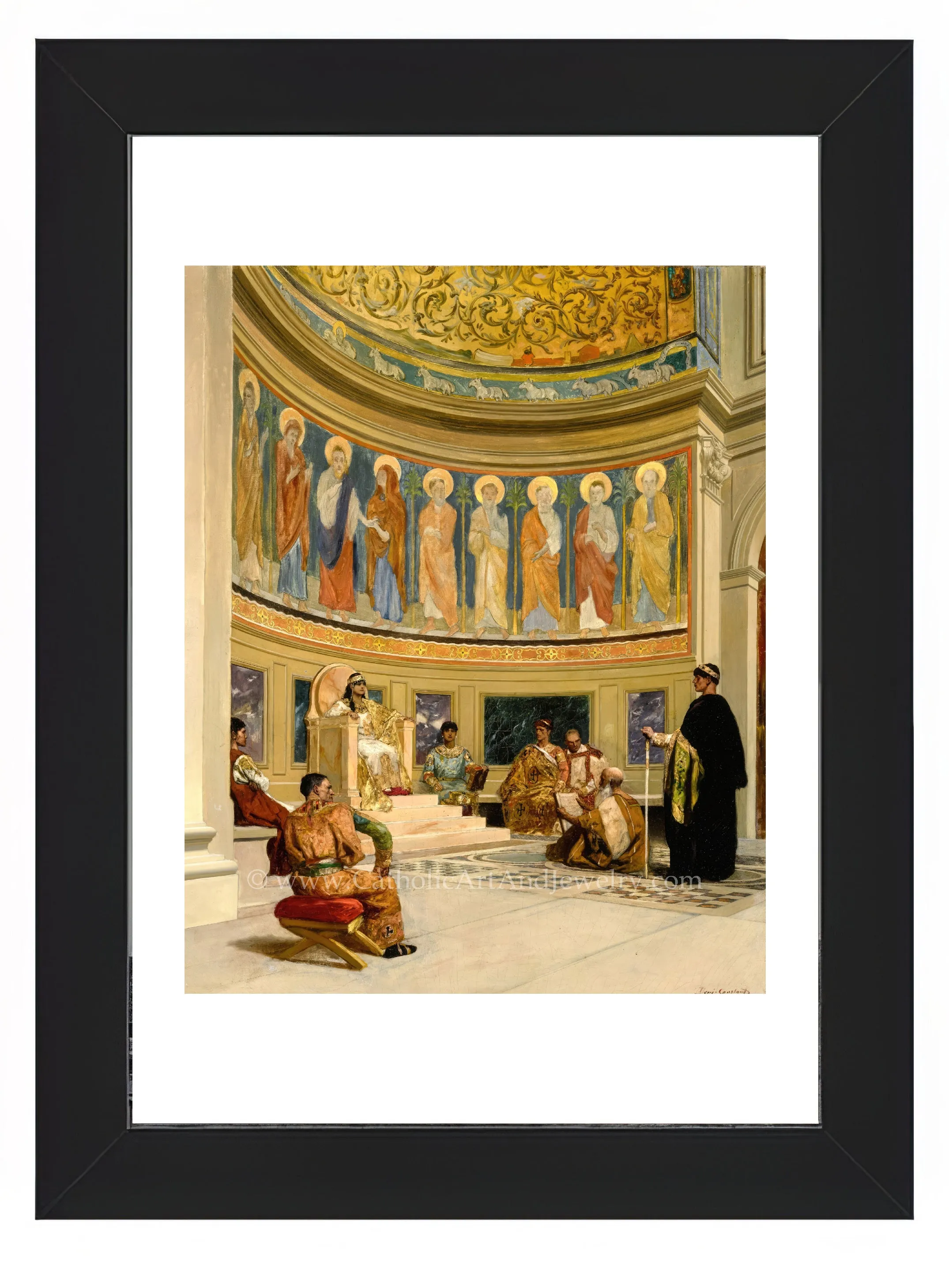 St. John Chrysostom Exiled – Jean Joseph Benjamin Constant – Catholic Art Print – Archival Quality