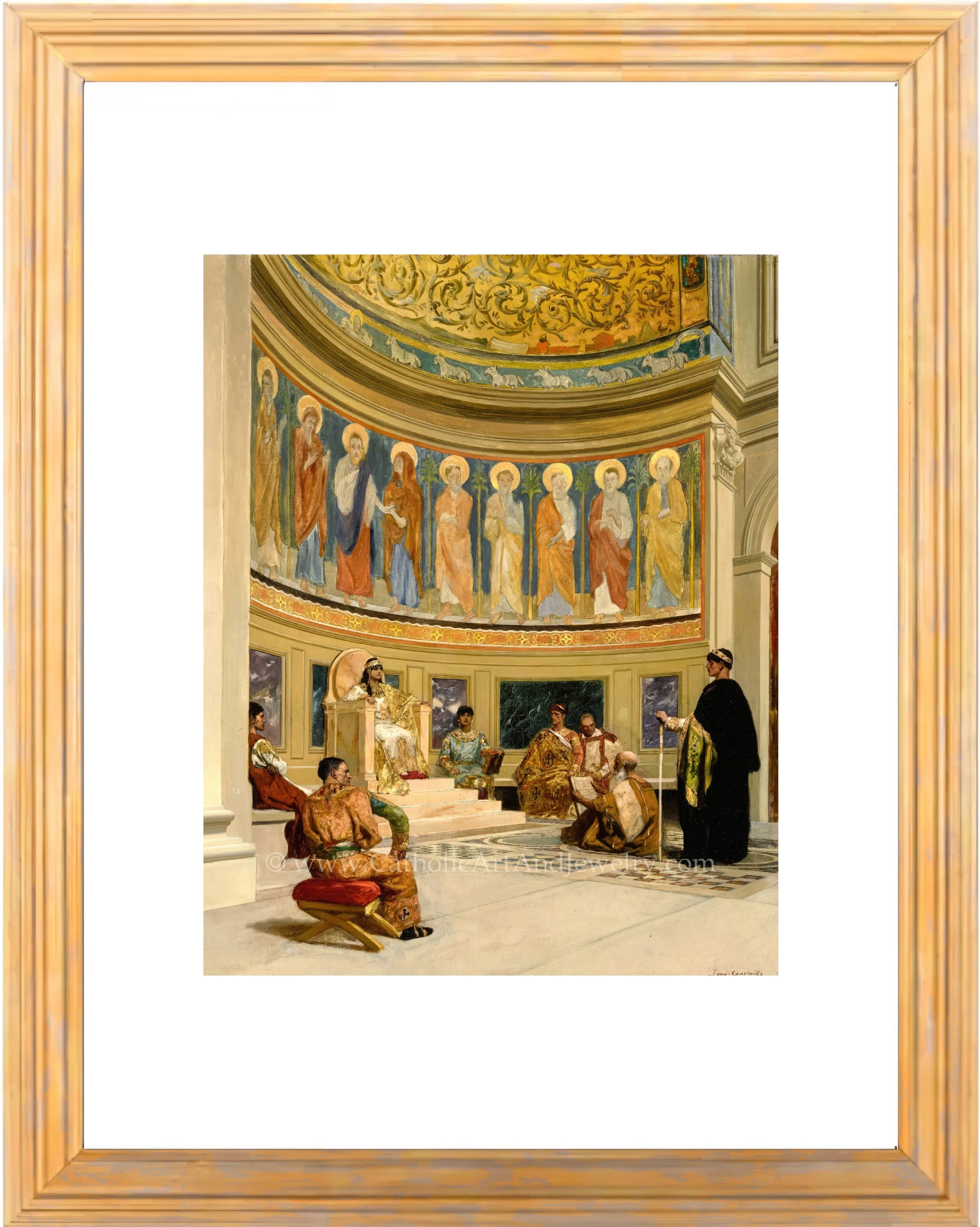 St. John Chrysostom Exiled – Jean Joseph Benjamin Constant – Catholic Art Print – Archival Quality
