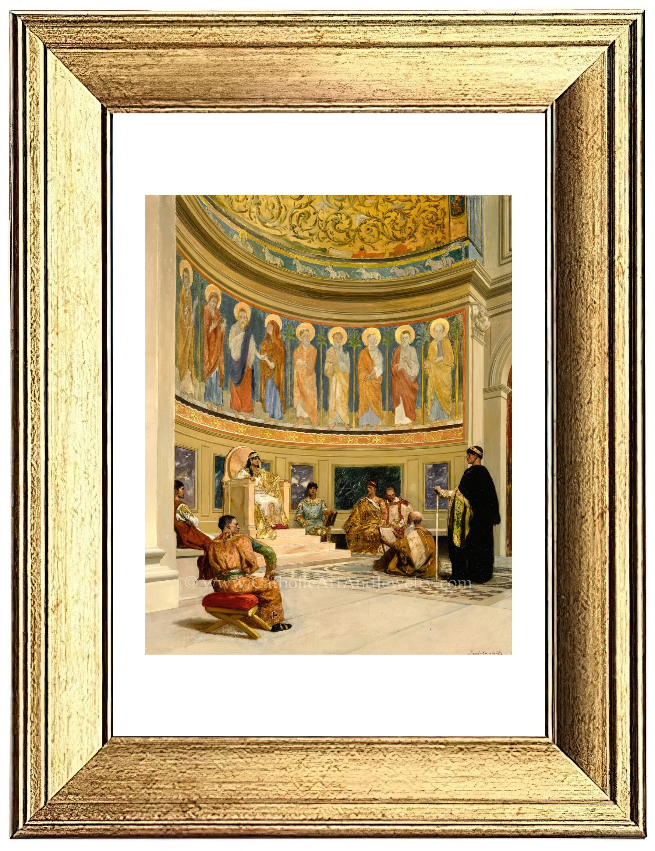St. John Chrysostom Exiled – Jean Joseph Benjamin Constant – Catholic Art Print – Archival Quality