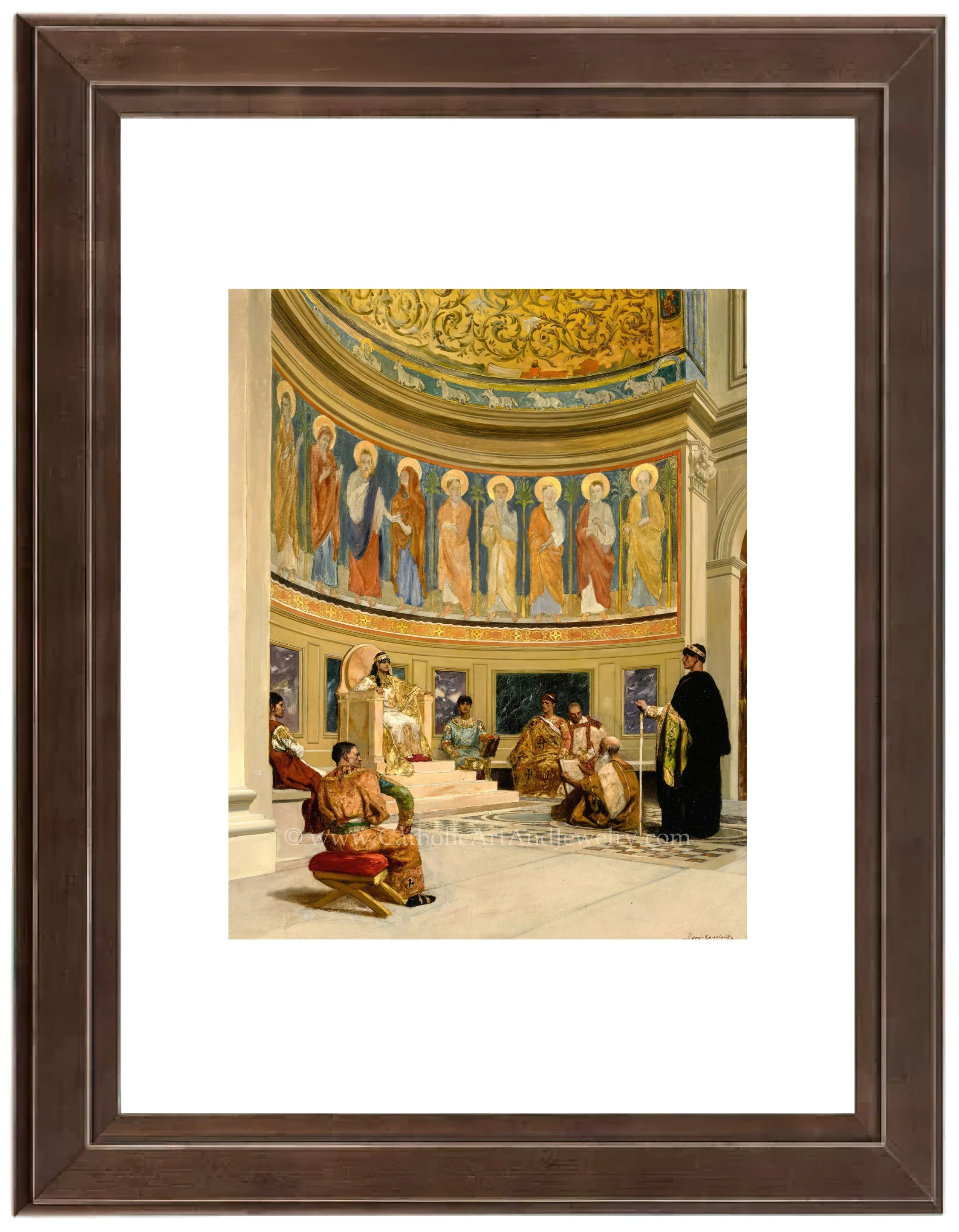St. John Chrysostom Exiled – Jean Joseph Benjamin Constant – Catholic Art Print – Archival Quality