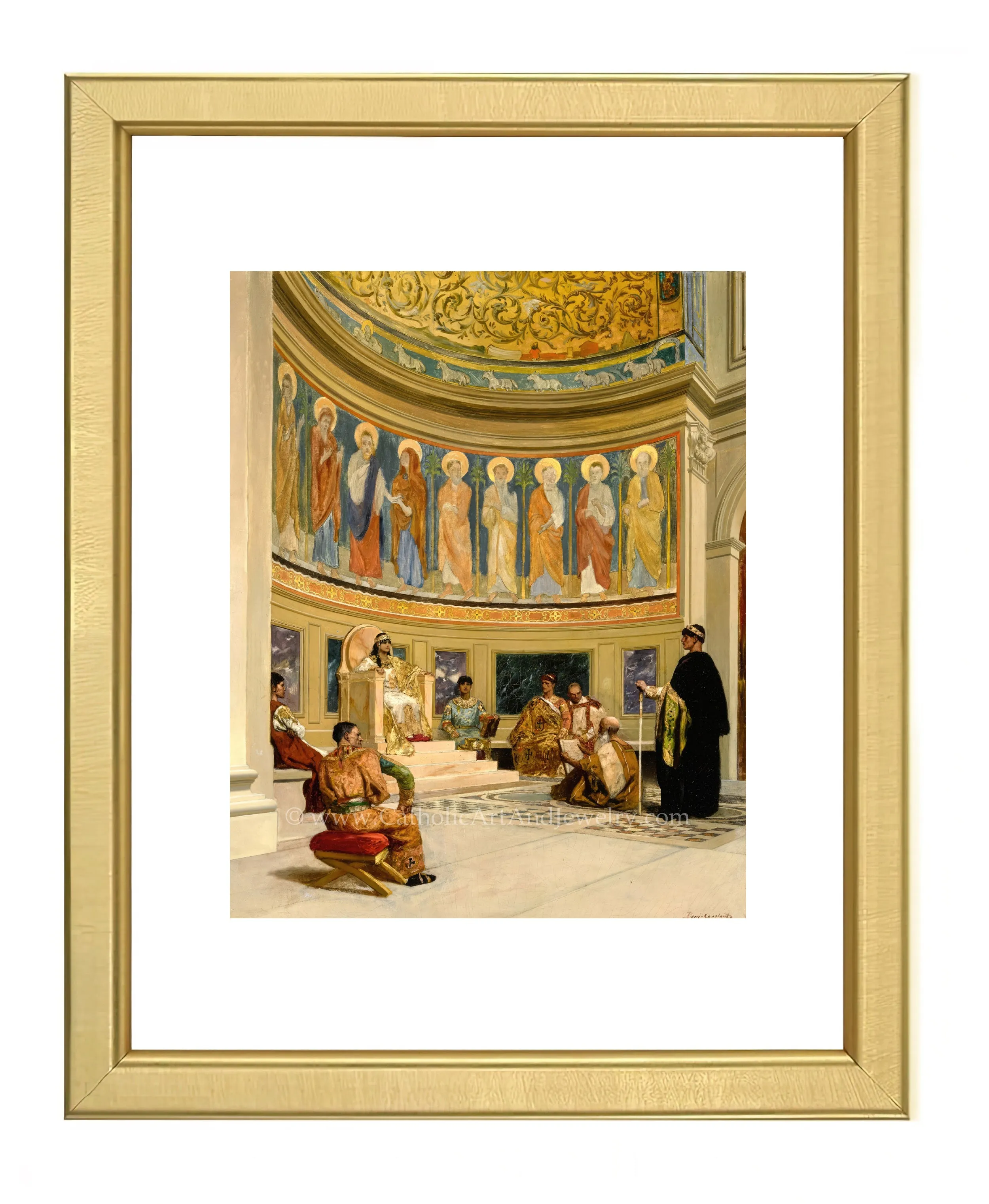St. John Chrysostom Exiled – Jean Joseph Benjamin Constant – Catholic Art Print – Archival Quality