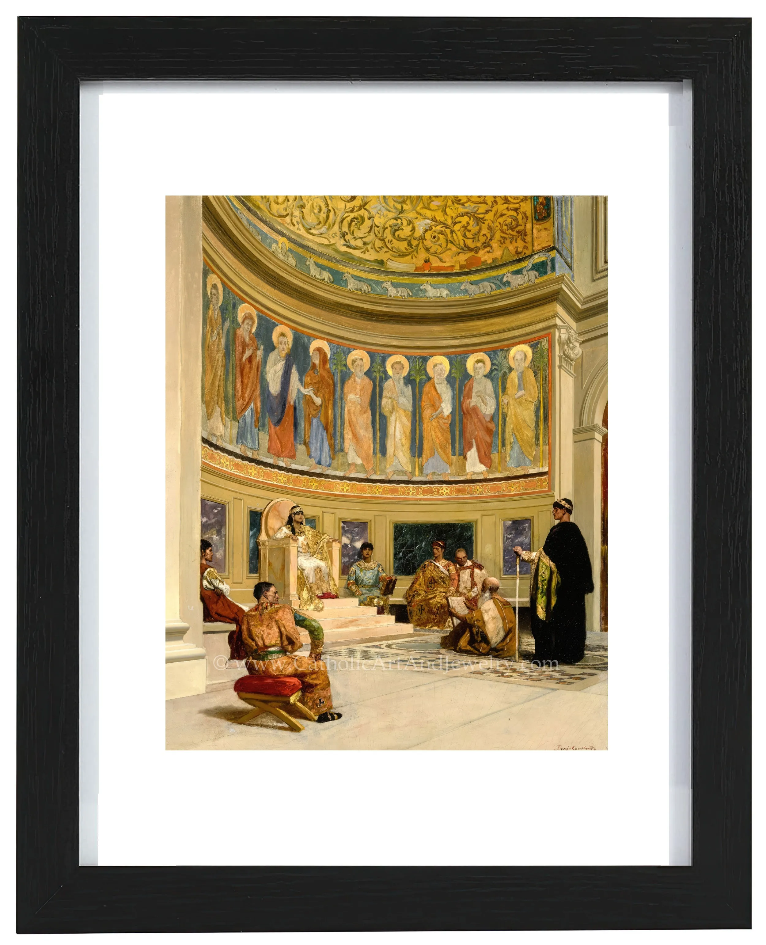 St. John Chrysostom Exiled – Jean Joseph Benjamin Constant – Catholic Art Print – Archival Quality