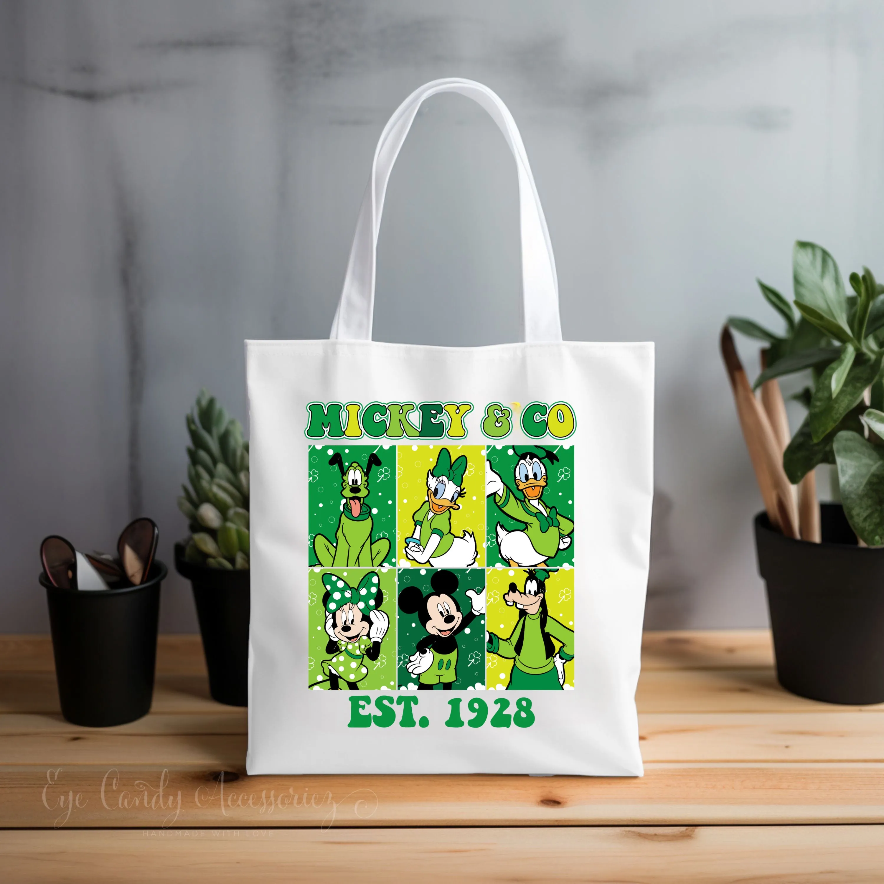 St. Patrick’s Cartoon - Reusable Cotton Tote Bags