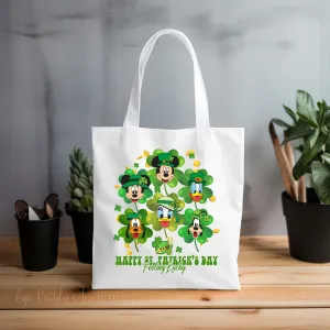 St. Patrick’s Cartoon - Reusable Cotton Tote Bags