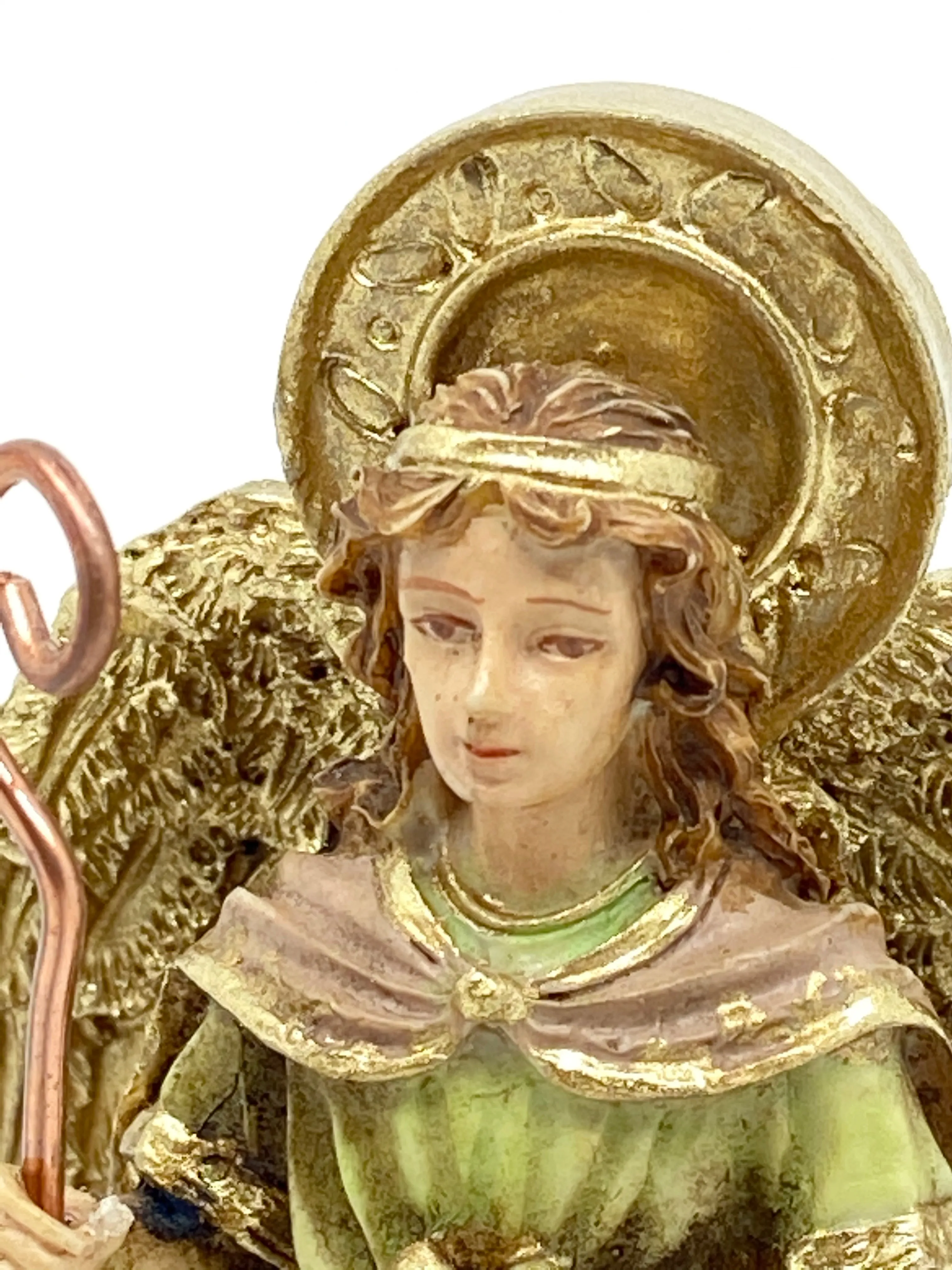 St. Raphael Statue Figurine  4"