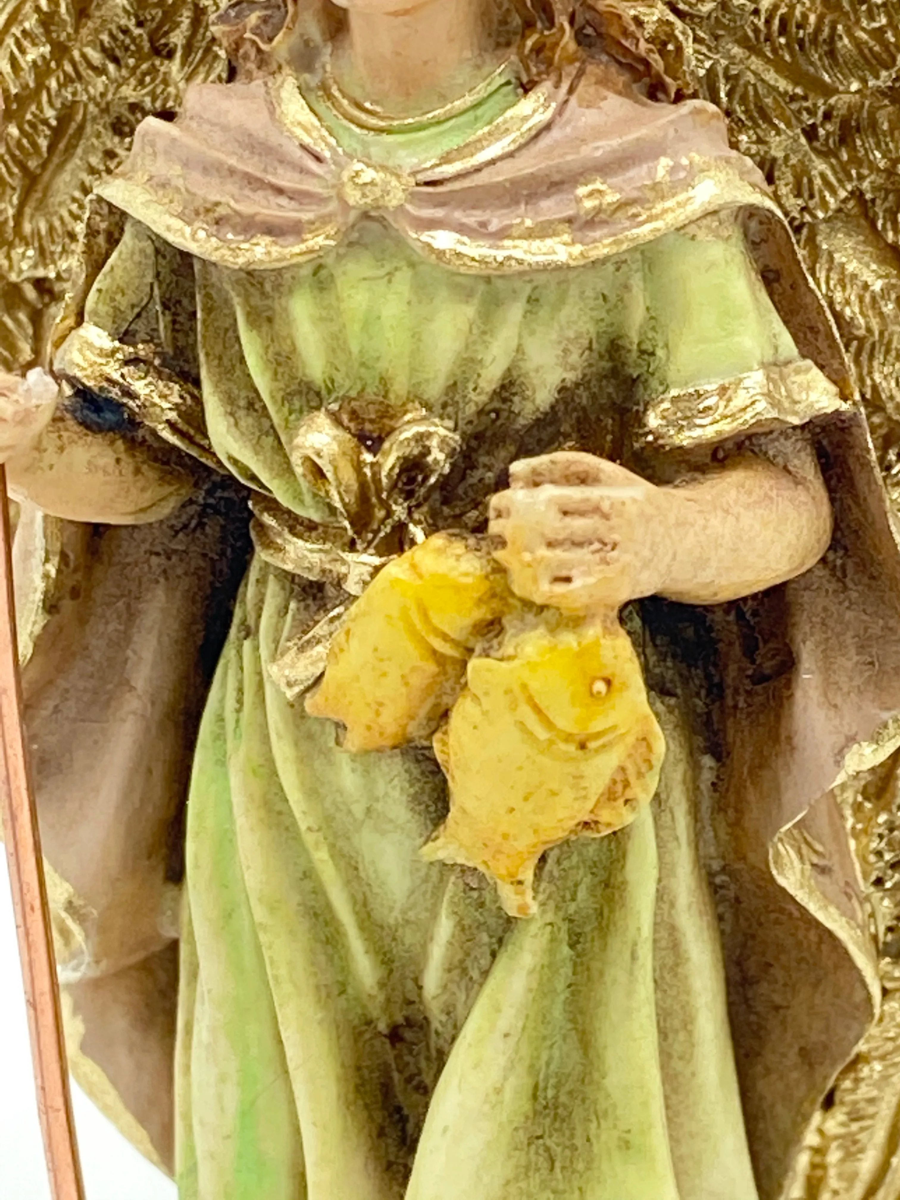 St. Raphael Statue Figurine  4"