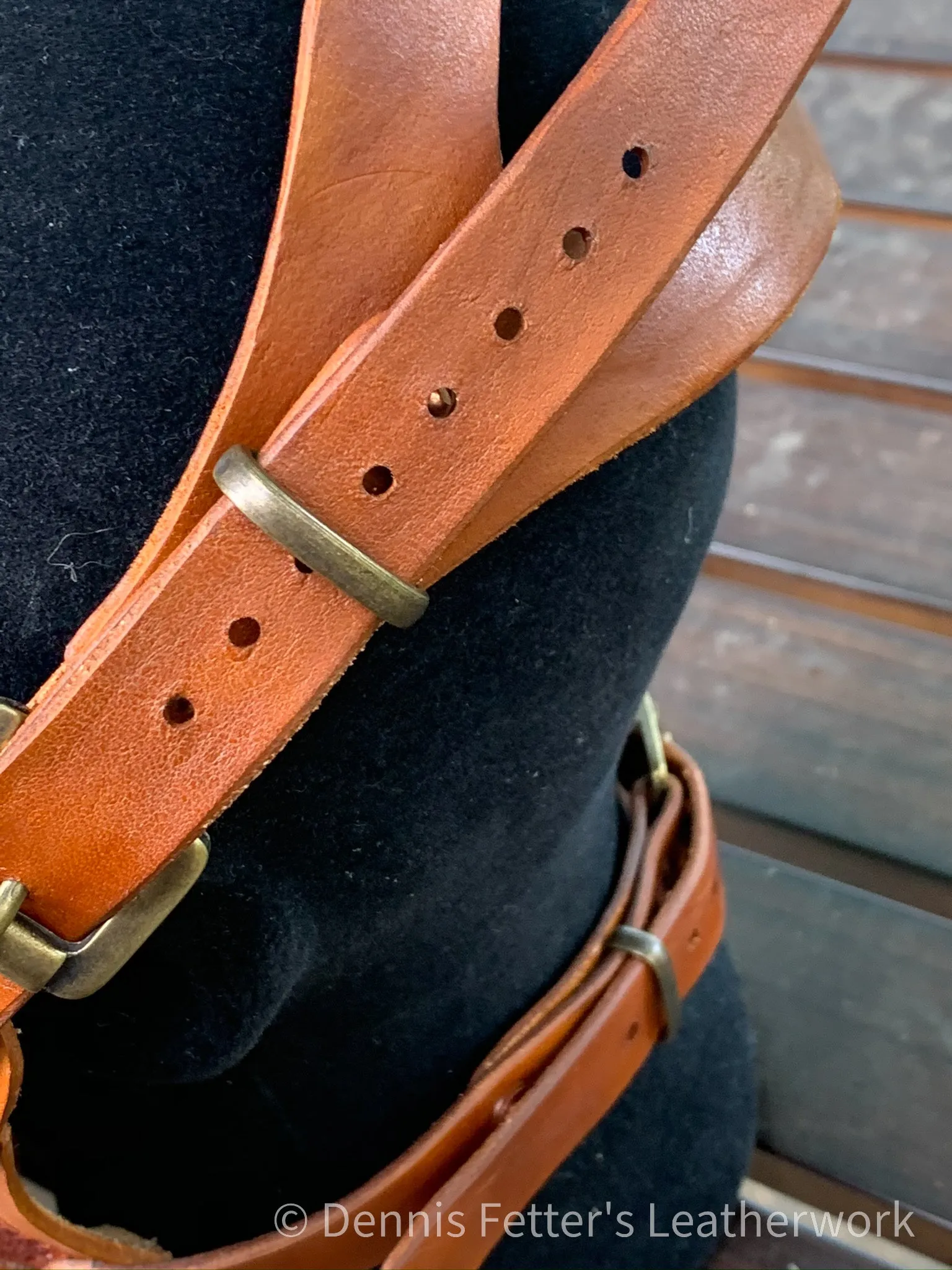 Stamped Leather Samurai Mempo mask - fits adults (Choose your color)