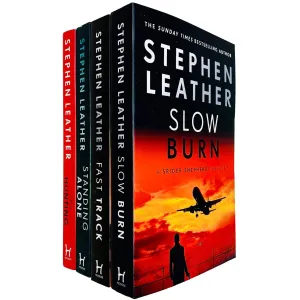 Stephen Leather Collection 4 Books Set  (The Hunting:Standing Alone, Fast Track:)