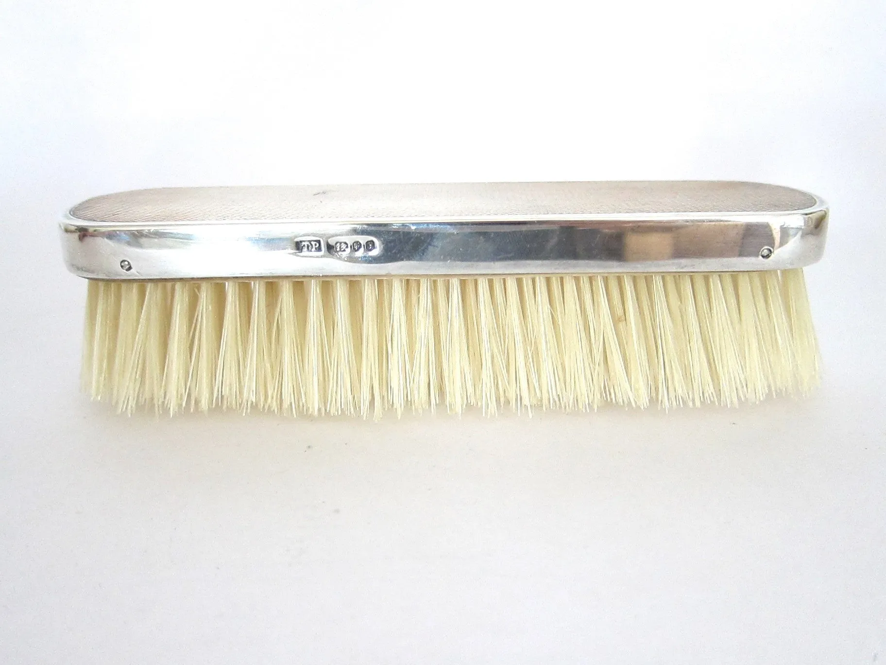 Sterling Silver British Vanity Set Silver Hallmarks Brushes 5 piece