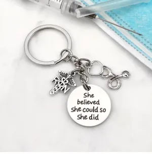 Stethescope Heart Keychain Item #H0158