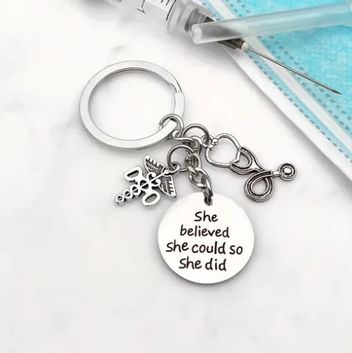 Stethescope Heart Keychain Item #H0158