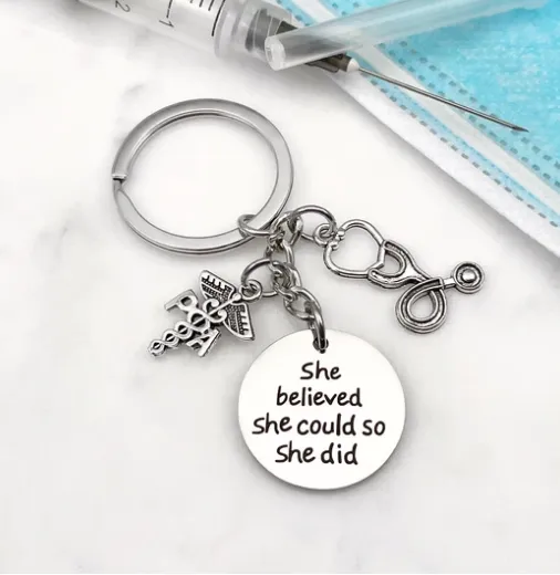 Stethescope Heart Keychain Item #H0158