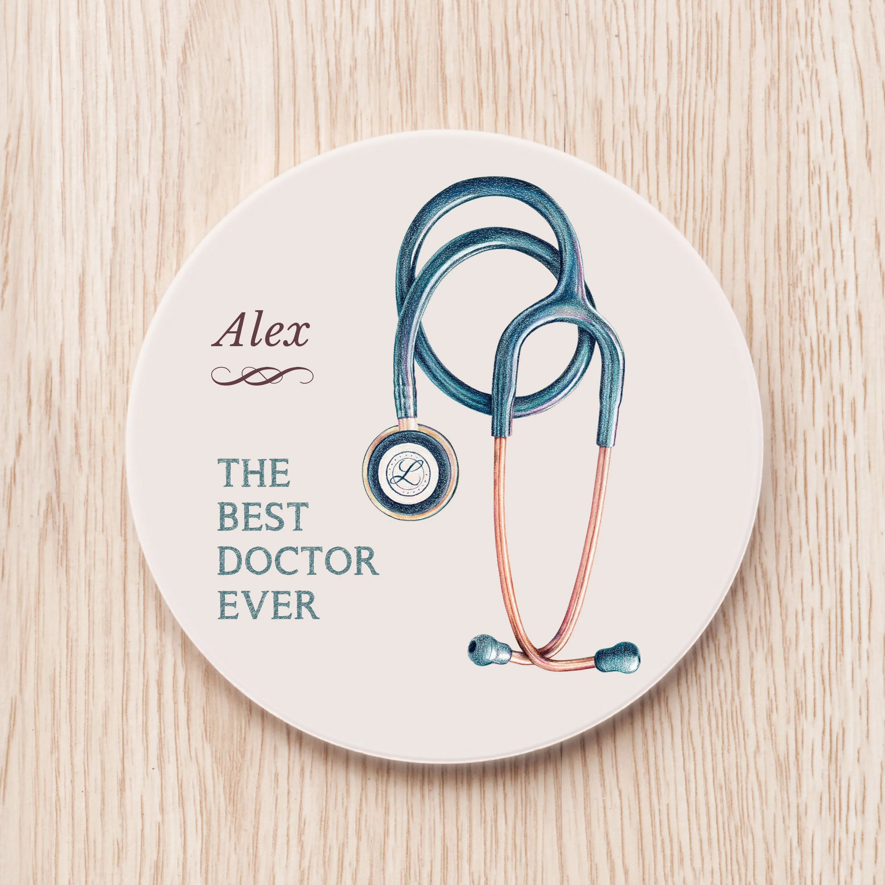 Stethoscope Best Doctor Coaster
