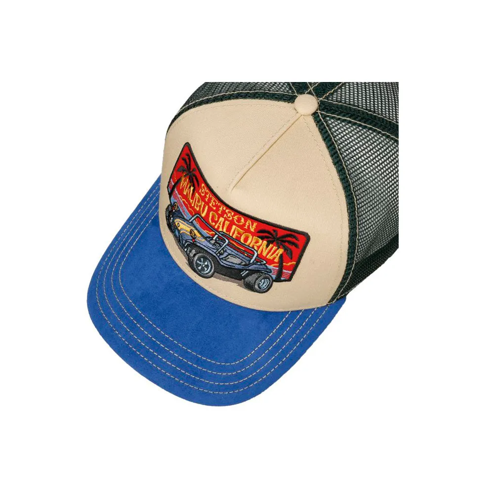 Stetson - Malibu California - Trucker/Snapback - Blue/Beige/Green