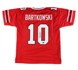 Steve Bartkowski Signed Atlanta Custom Red Jersey