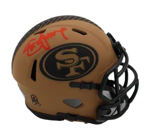 Steve Young Signed San Francisco 49ers Speed Salute to Service 2 NFL Mini Helmet