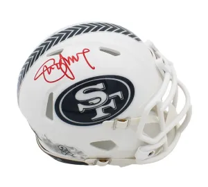 Steve Young Signed San Francisco 49ers Speed Salute to Service 3 NFL Mini Helmet