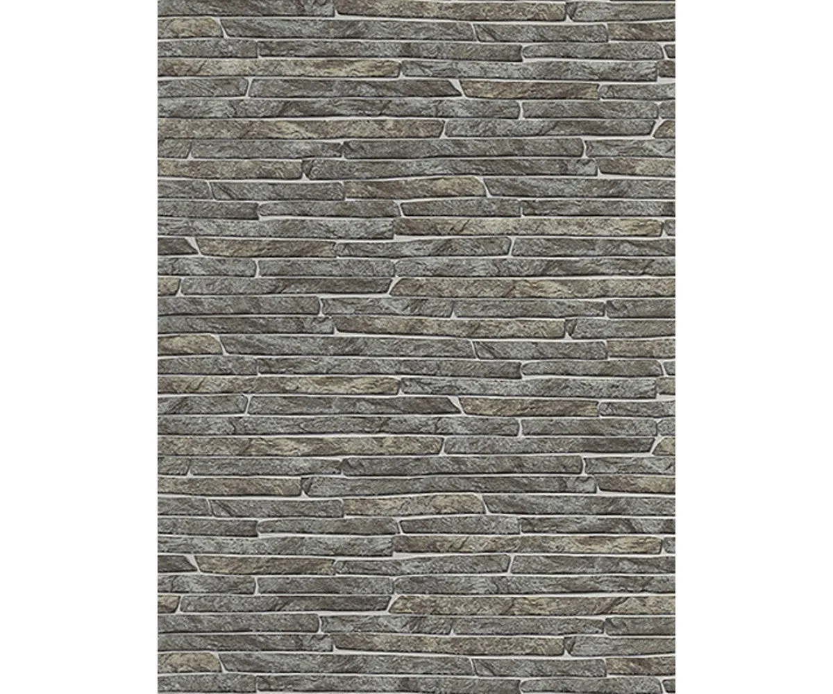 Stone Wall Textured Brown 6828-11 Wallpaper