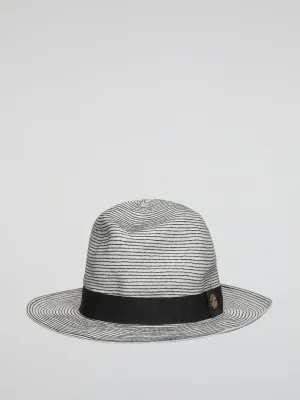 Striped Bowler Hat