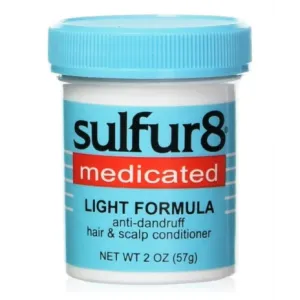 Sulfur 8 Medicated LIGHT Formula Anti-Dandruff Hair & Scalp Conditioner 2oz/4oz/7.25oz (0107)