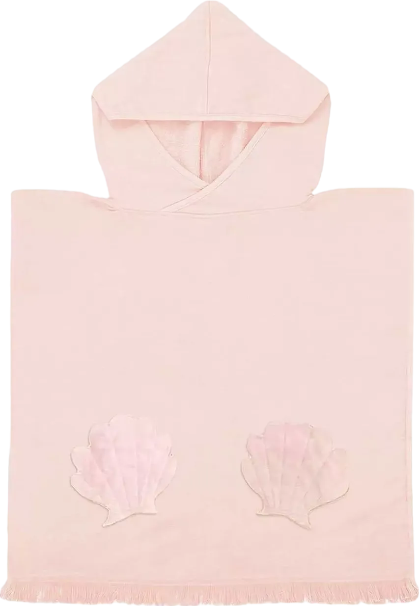 SUNNYLIFE Pale Pink Mermaid Kids Beach Hooded Towel - New & Sealed