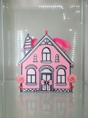 Sweet Candy House Vanity & Home Decor Makeup Organizer Brush Holder