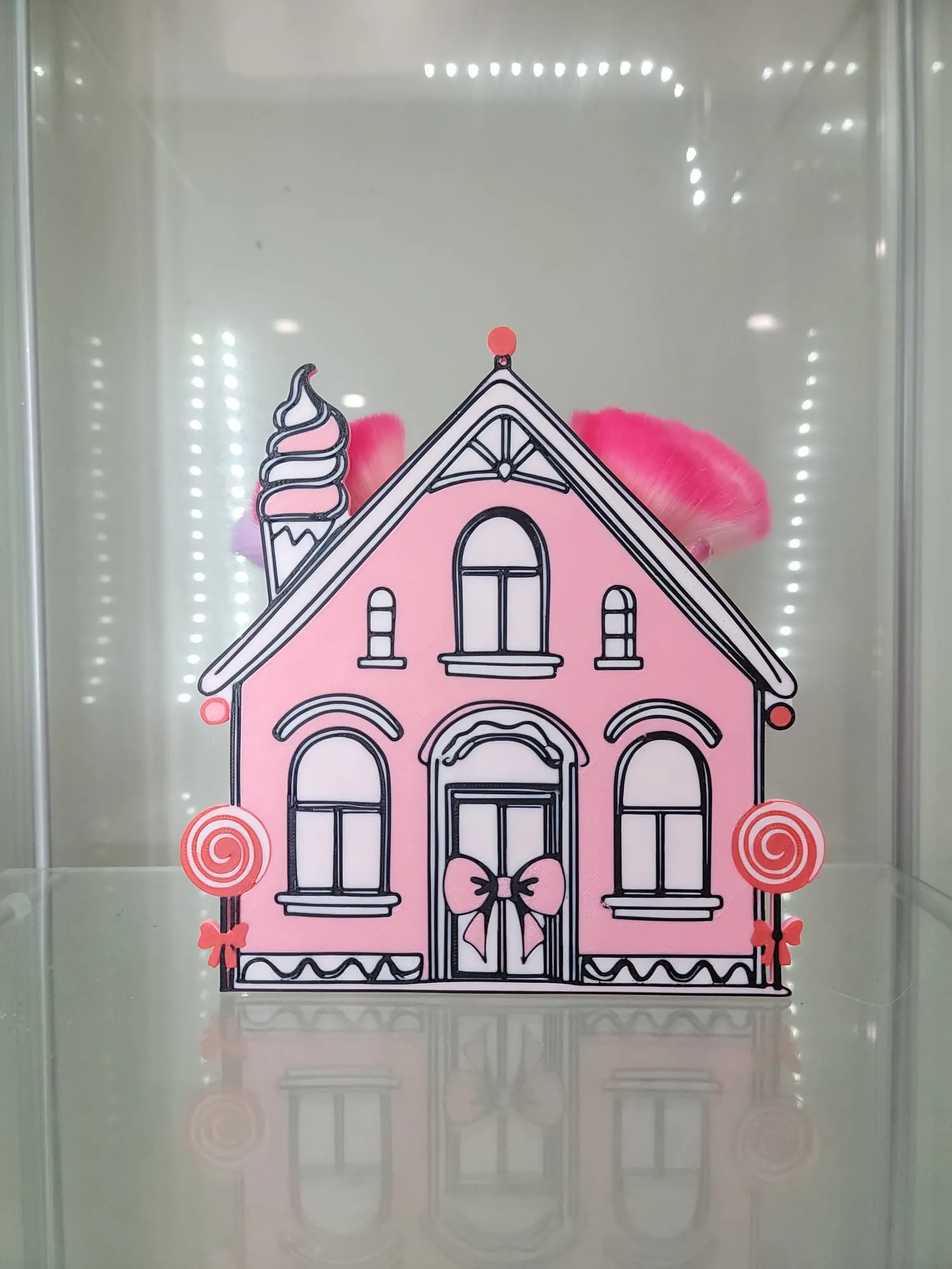 Sweet Candy House Vanity & Home Decor Makeup Organizer Brush Holder