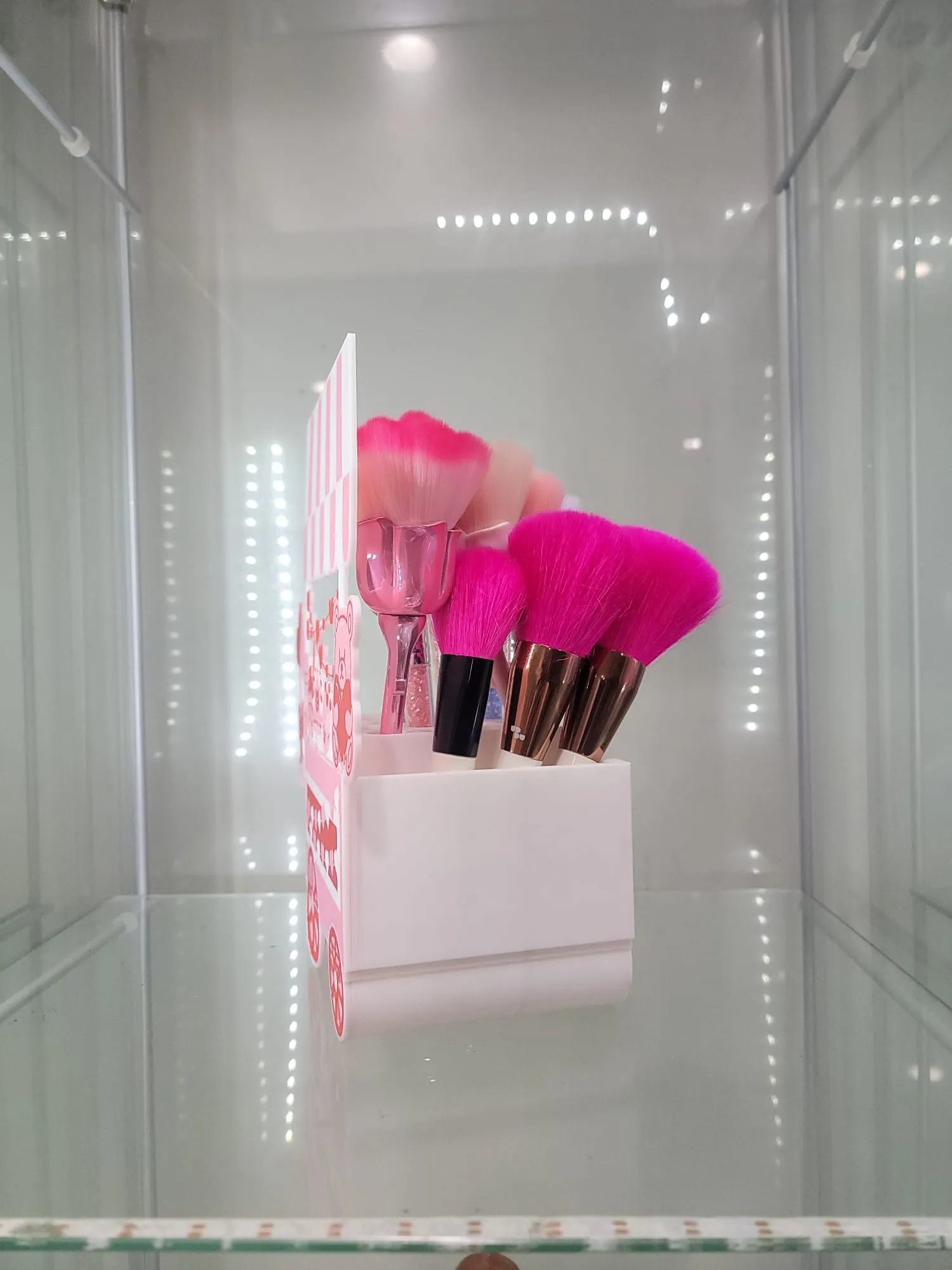 Sweetheart Treat Cart Vanity & Home Decor Makeup Organizer Brush Holder