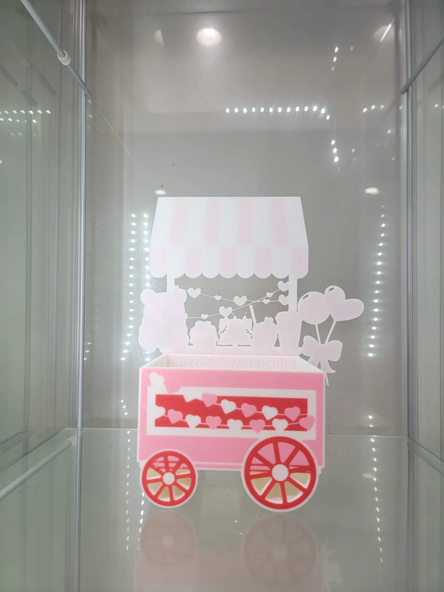 Sweetheart Treat Cart Vanity & Home Decor Makeup Organizer Brush Holder