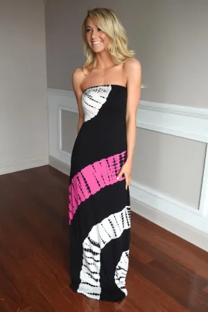 Swirls of Color Maxi Dress