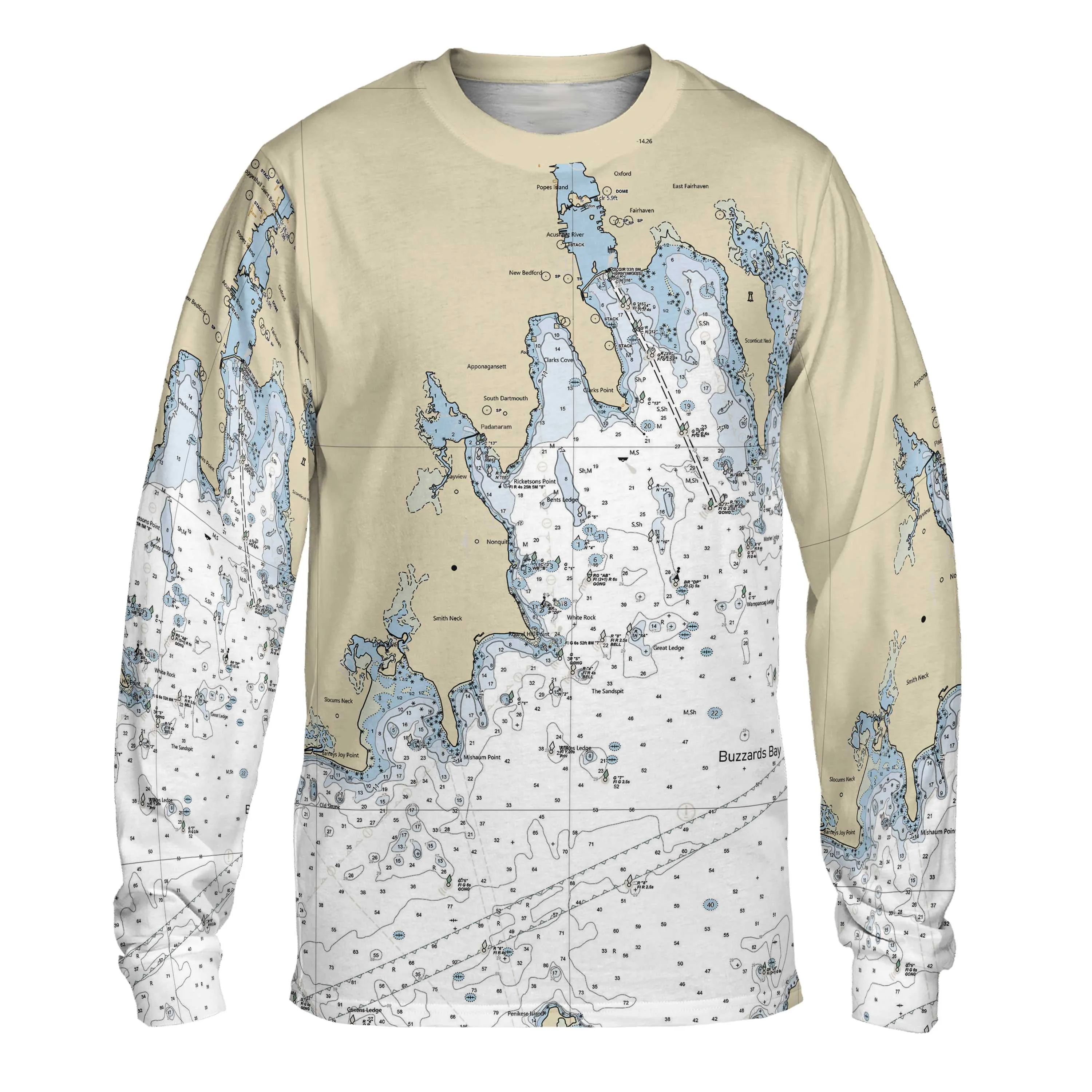The Apponagasett to Elizabeth Islands Long Sleeve Tee
