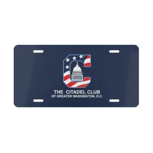 The Citadel, Alumni Club, Greater Washington D.C. Club Logo, Blue Vanity Plate