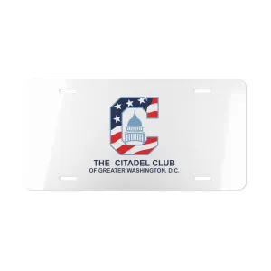 The Citadel, Alumni Club, Greater Washington D.C. Club Logo, White Vanity Plate