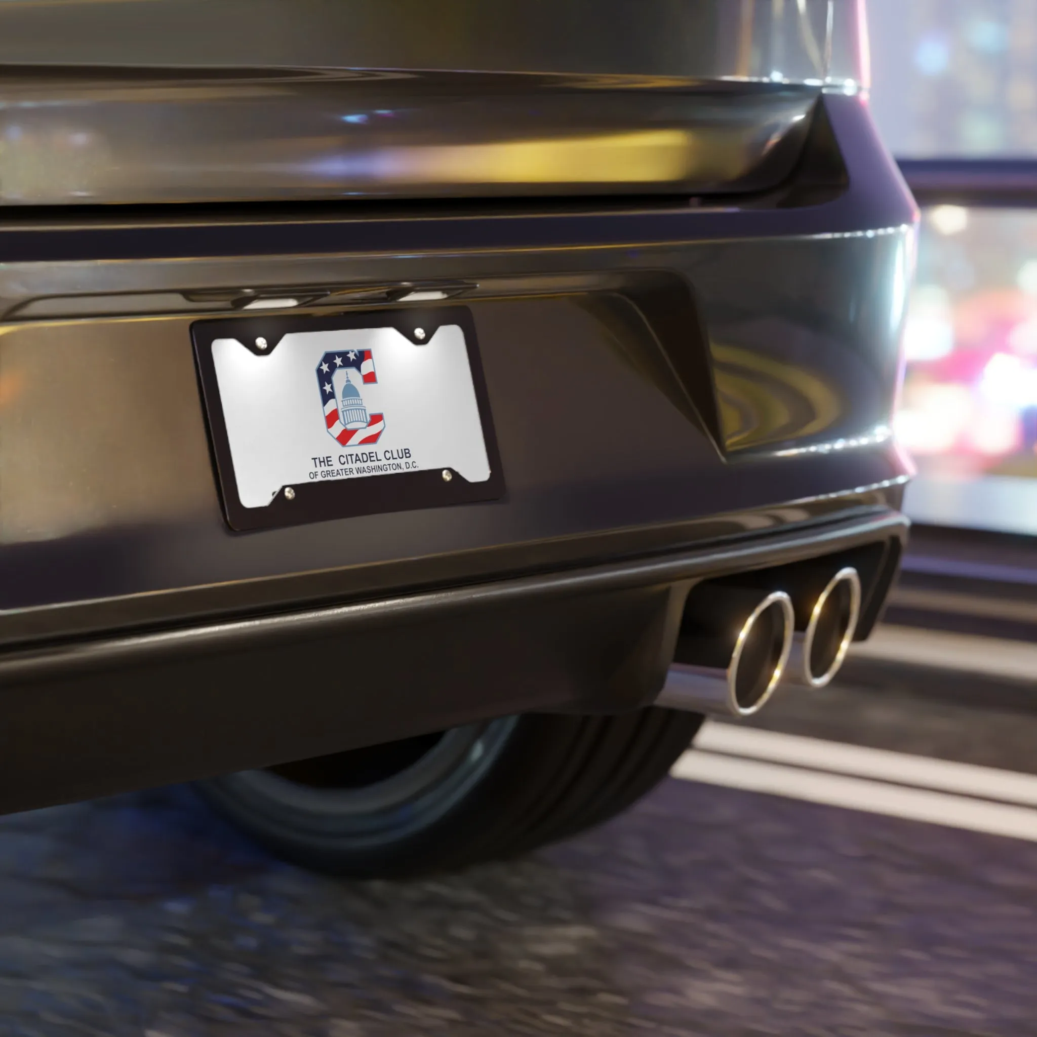 The Citadel, Alumni Club, Greater Washington D.C. Club Logo, White Vanity Plate