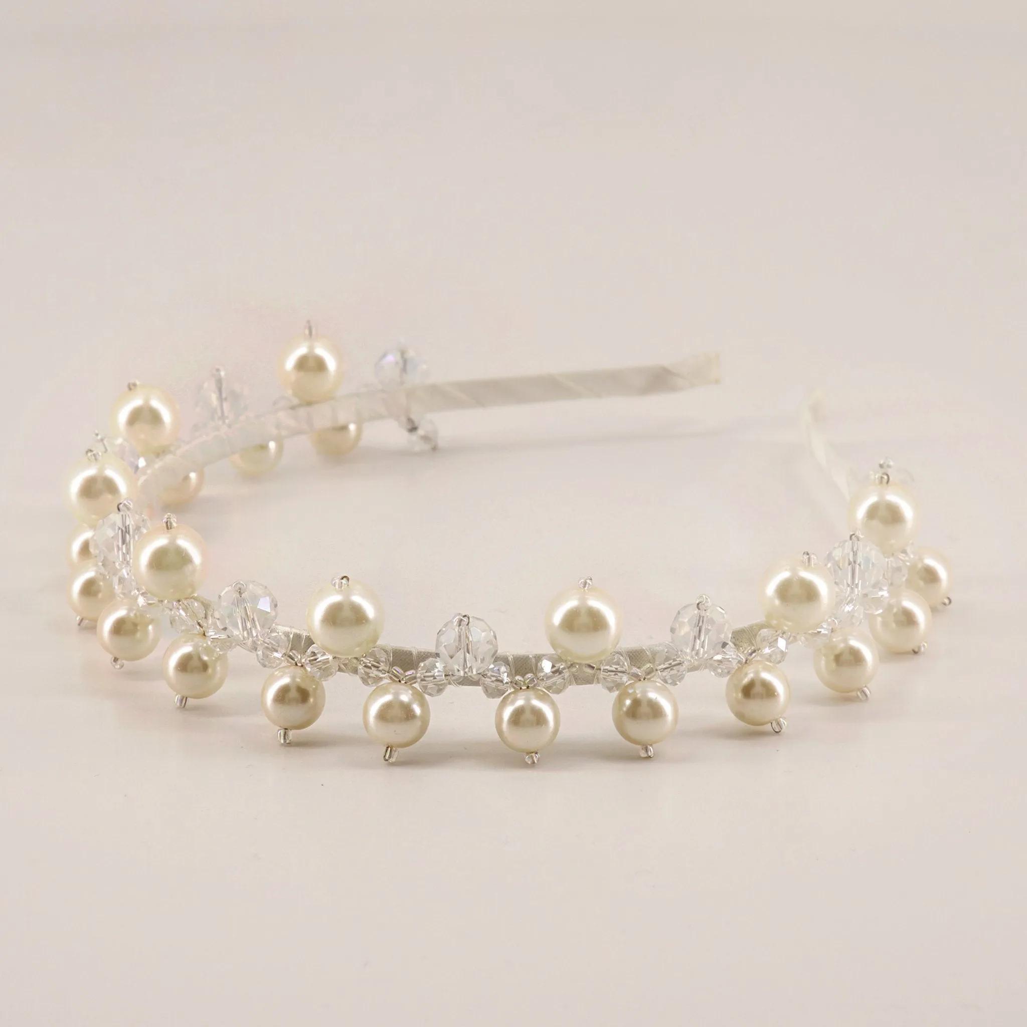 The Clara Designer Pearl Headband