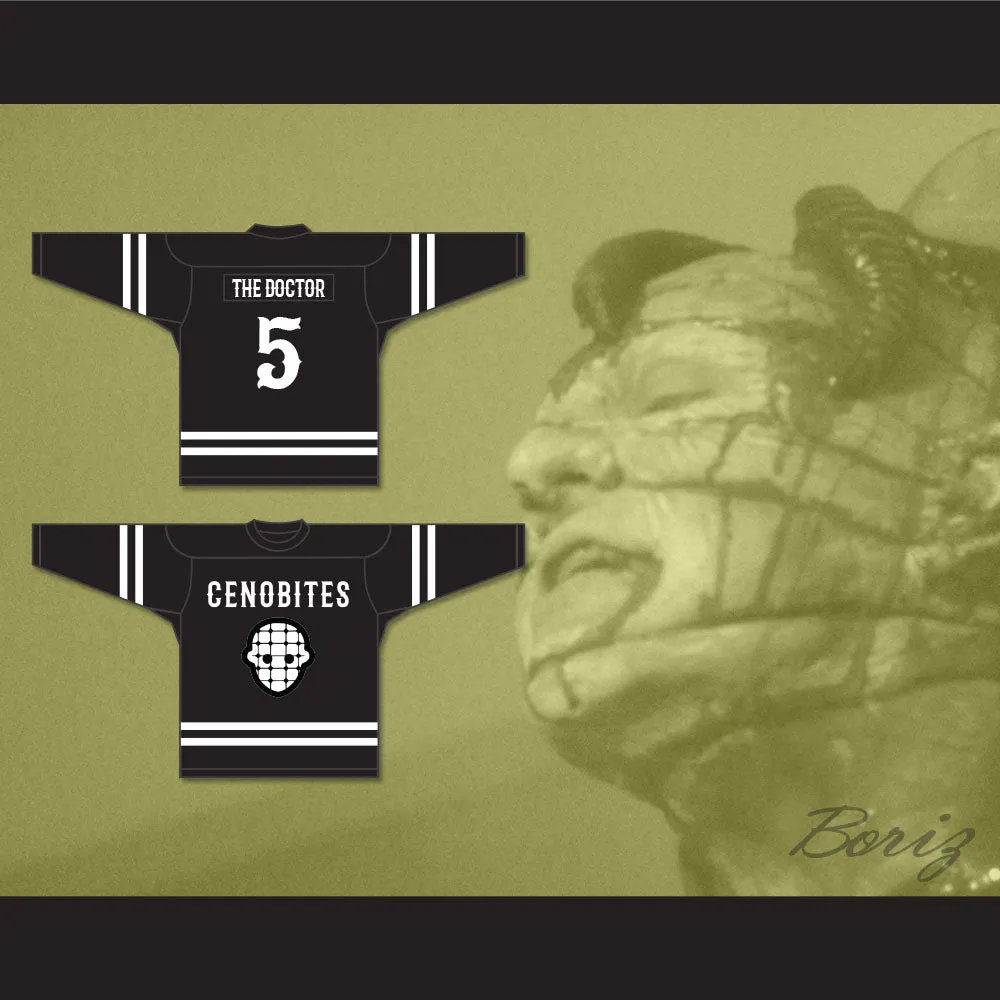 The Doctor 5 Cenobites Black Hockey Jersey Hellraiser Series