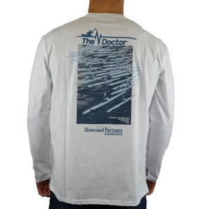The Doctor - Long Sleeve White Tee