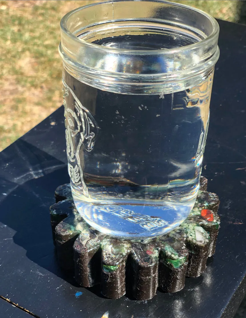 The “Flower” - Small Charging Plate for water, food, plants, supplements 💦✨🌀