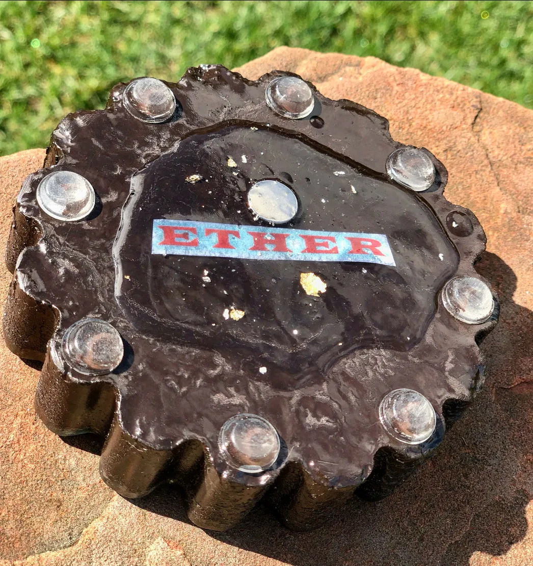 The “Flower” - Small Charging Plate for water, food, plants, supplements 💦✨🌀