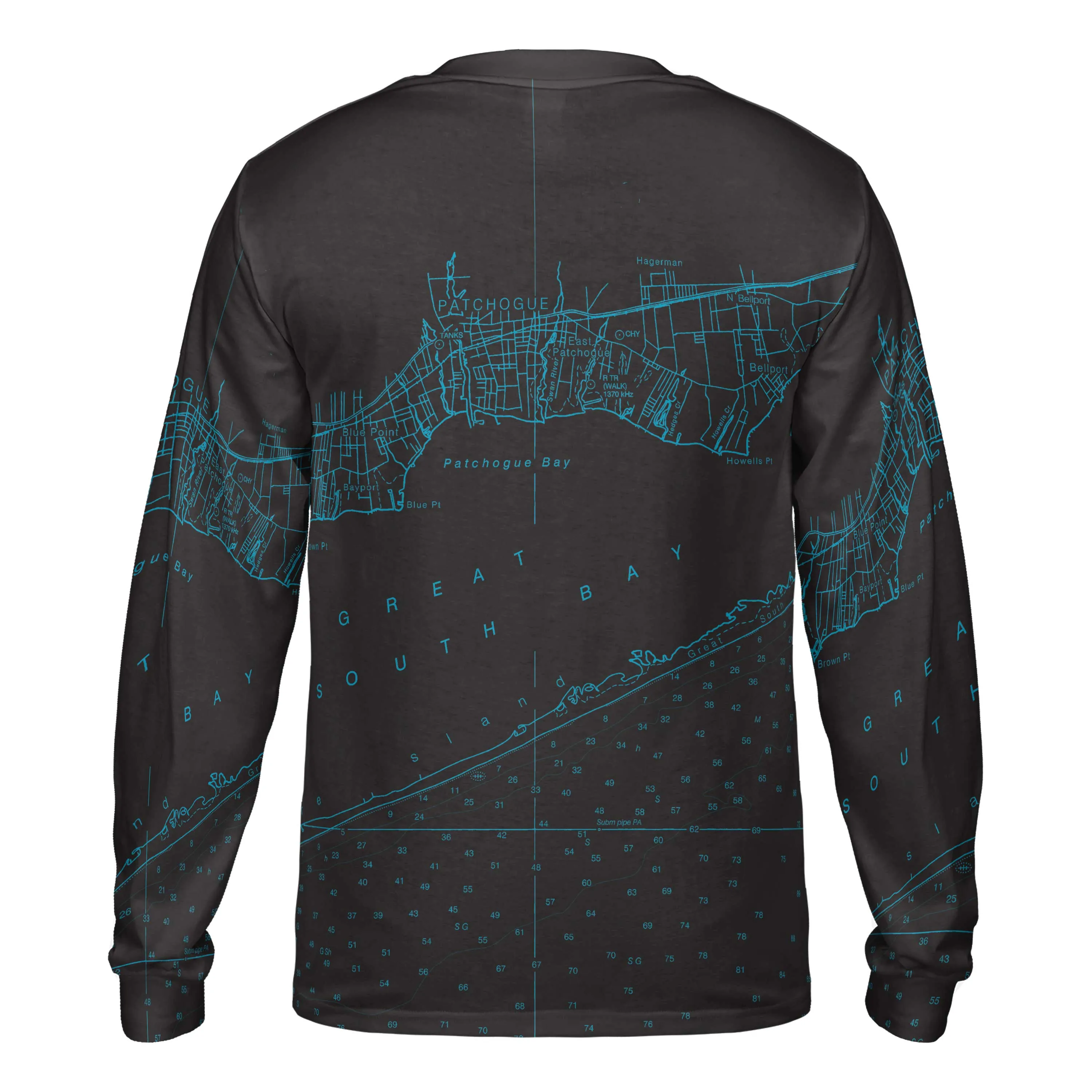 The Patchogue Bay Midnight Long Sleeve Performance Tee