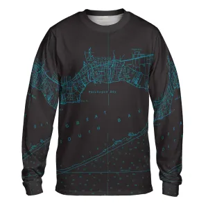 The Patchogue Bay Midnight Long Sleeve Performance Tee