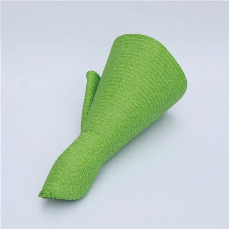 Tiara Oversized Lime Green Floppy Straw Sun Hat