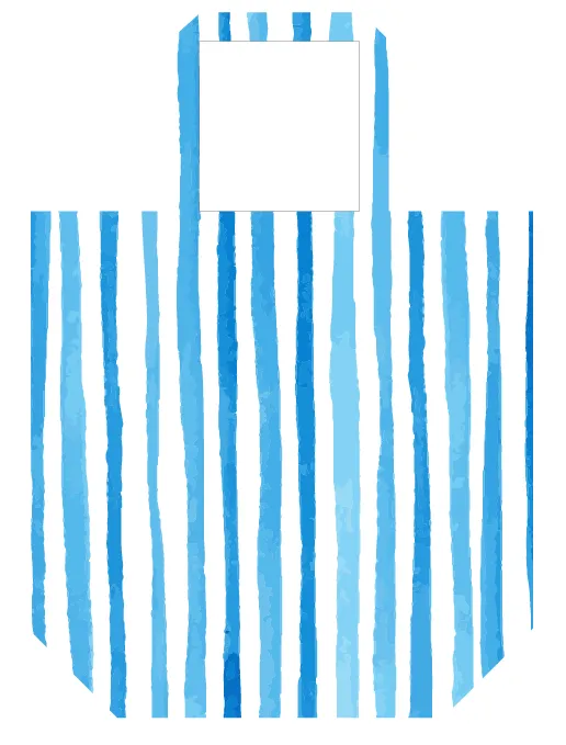 Tote Bag - Bluhen Hampton Stripe