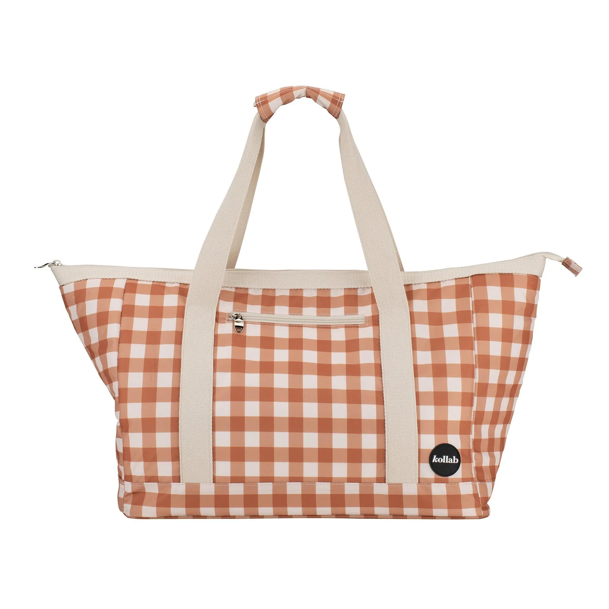 Tote Bag Clay Check