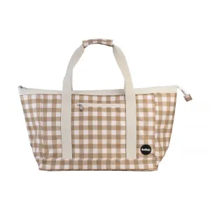 Tote Bag Olive Check