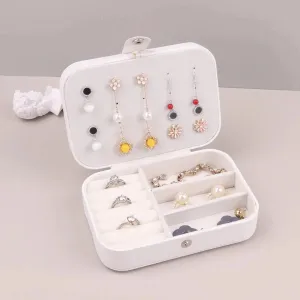 Travel Jewelry Organizer - Stylish & Portable Storage Box