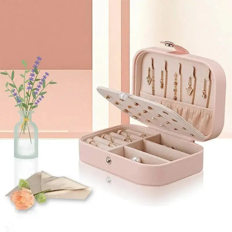 Travel Jewelry Organizer - Stylish & Portable Storage Box